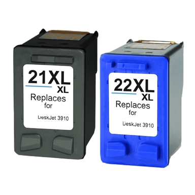 TISKAJPOCENI Zamjenska tinta HP 21XL + HP 22XL / SD367AE, crna XL, boja XL