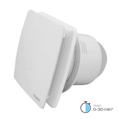 COMMEL Ventilator s odgođenim gašenjem, 100 mm, bijeli