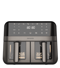 AIWA Friteza na vrući zrak FUTAGO AFR-9000, dvostruka košara 9 L (2×4.5 L)