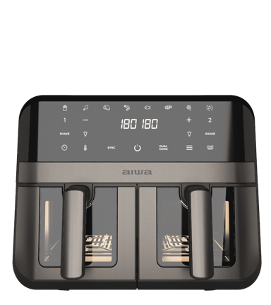AIWA Friteza na vrući zrak FUTAGO AFR-9000, dvostruka košara 9 L (2×4.5 L)