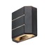 RABALUX Zidna rasvjeta, Lippa Crna, LED, 6W, 70lm, 3000K, 12x12cm
