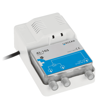 ALCAD Antenski razdjelnik AL-105, 1 ulaz, 2 izlaza, 12 V