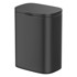 WENKO Crna kanta za smeće od nehrđajućeg čelika Sare