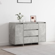 Sideboard Beton siva20x41x75 cm Konstruirano drvo