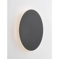 Zidna lampa Cyrcle, LED, 12 W, 3000 K, 1300 lm, IP20, crna