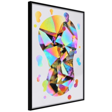 Poster Abstract Light Bulb 20x30