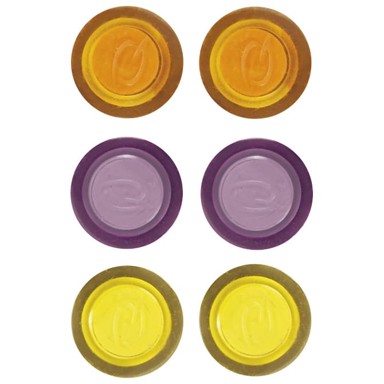 NOBO Magnet 1903790, fi 3 cm, pk6, prozirni, sortirano