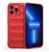 MAXMOBILE Maskica Hard Protection Waves za iPhone 14 Pro, crvena
