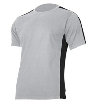 LAHTI Majica, 180g/m², crno-siva, 2XL