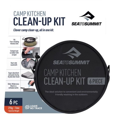 SEA TO SUMMIT Camp kitchen Clean Up kit - 6 dijelova s tekućinom
