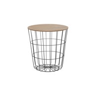 Metalni stolić 39x41, crni