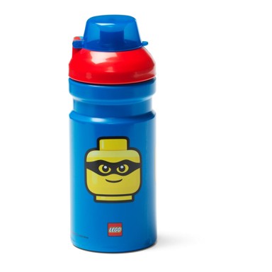 LEGO Boca za vodu s crvenim poklopcem Iconic, 390 ml, plava