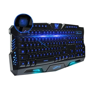 Gaming tipkovnica K800E, ergonomska, pozadinsko osvjetljenje