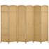HOMESTAR Pregrada za sobu, 6 panela, 240x16x170 cm, prirodna