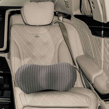 Jastuk s jastukom 47 x 24 x 13 cm, 4D mreža, siva