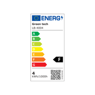 GREEN TECH LED žarulja 4 W G9 4000 K 400 lm IP20