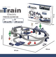 Staza za autiće Željeznički kolodvor, 103 elemenata