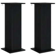 Stalak za biljke 2 kom 30,5x30x80,5 cm, crna