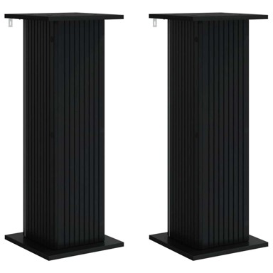 Stalak za biljke 2 kom 30,5x30x80,5 cm, crna