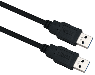 HELOS USB 3.0 kabel A–A, 5 m, crni