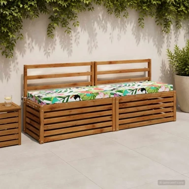 Jastučići za klupu Soest 2 kom 180 x 40 x 8 cm od poliestera, šareni