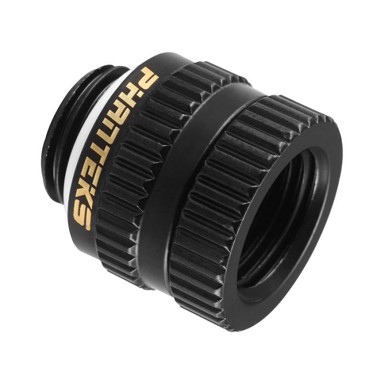 PHANTEKS Ravni adapter Glacier MF, G1/4 inča AG na G1/4 inča IG, crni