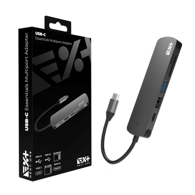 NIKCORP USB-C Hub 6u1, HDMI 4K, Power Delivery 60 W, USB 3.0, SD, TF