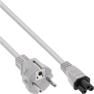 INLINE Kabel za napajanje 16656R, CEE7/7-C5, 0,5 m, siva