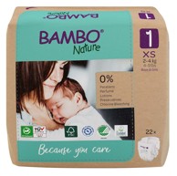 BAMBO NATURE Pelene Newborn 1, 2-4 kg, 22 kom