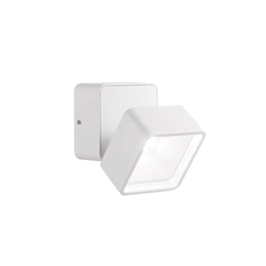 Zidna svjetiljka Omega led, AP, kvadrat, 4000 K, IP54, ID285528, bijela