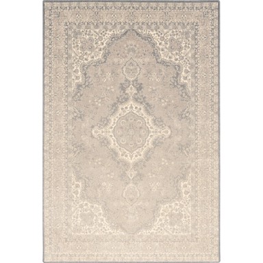 AGNELLA Bež vuneni tepih 133x180 cm William 