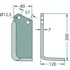 GRANIT Lijevi nož za kultivator 200x80x7 mm za BREVIGLIERI 20439 B2 B12 BV2