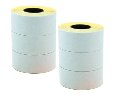 Etikete u roli dvoredne kvadratne 26x16 mm