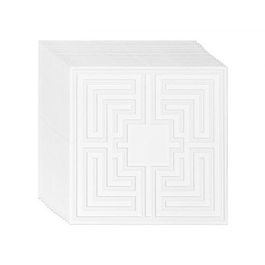 VEVOR Stropne ploče DH-03 60,5 x 60,5 cm bijele