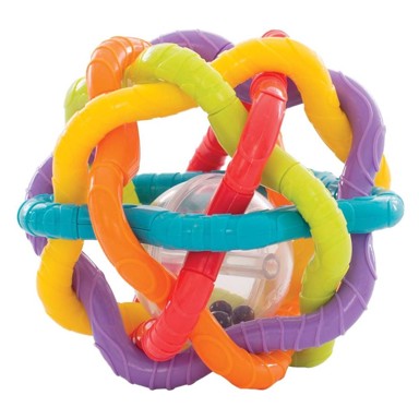 PLAYGRO Lopta sa zvečkom