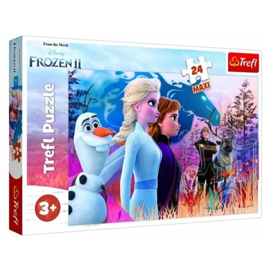 TREFL Puzzle MAXI FROZEN 2, 24 kom.