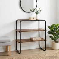 Konzolni stol 80 x 41 x 75 cm, dimljeni hrast