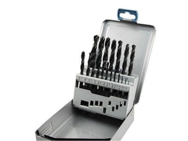 EXTOL PREMIUM Svrdla za metal HSS 1–10 mm, set 19 kom, metalna kutija