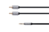 KRÜGER&MATZ Kabel jack 3.5-2RCA 1,0 m