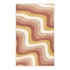 MILA HOME Oker žuti/prljavo rozi periv tepih 80x150 cm Creamy Strawberry Swirl 