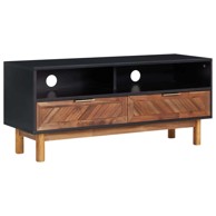TV ormarić, 100 x 35 x 45 cm, masivno bagremovo drvo i MDF