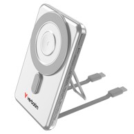 VERBATIM Magnetski powerbank Charge n go 2c 5000mAh s kabelima, srebrni