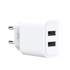 XO Mrežni punjač CE02C, 2x USB, 2.1 A, MicroUSB kabel, bijela