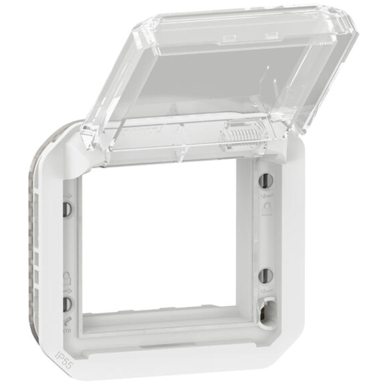 LEGRAND Dodatak Plexo 069695L, Mosaic adapter s prozirnim poklopcem, bijeli