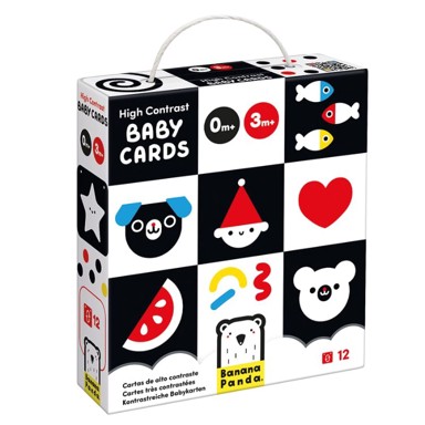 BANANA PANDA Kartice za bebe visokog kontrasta, 0 mj+ / 3 mj+