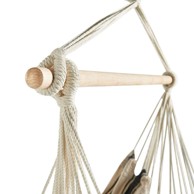 VONHAUS Prugasta viseća vrtna stolica