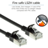 ACT Mrežni kabel DC7902 Cat6a U/FTP, 2 m, crni
