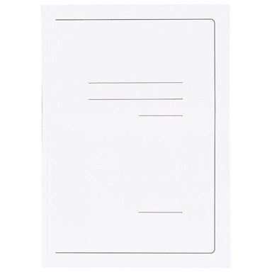 FORNAX Fascikl klapa karton lak A4 215 g Vip, bijeli