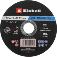 EINHELL Set reznih ploča 125 x 1,0 mm 50 kom