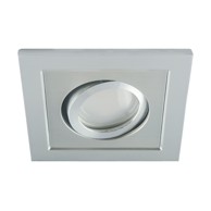 Ugradbena stropna svjetiljka Borys D, GU10/MR16, IP20, srebrno